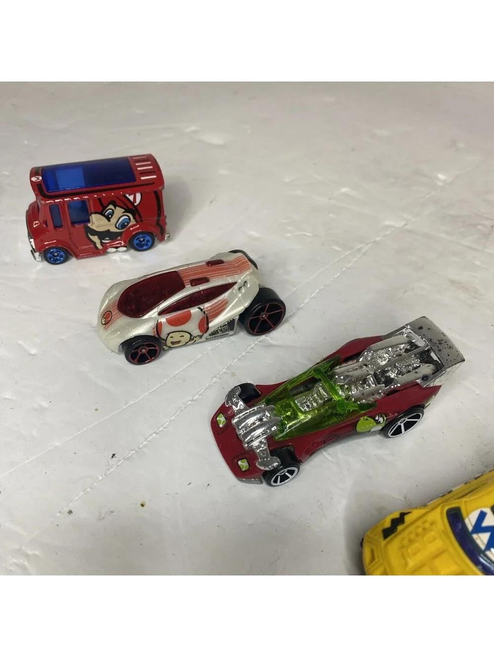 Nintendo Hot Wheels, Set Of 7,Donkey Kong, Yoshi, Toad,Luigi,Mario,warrio